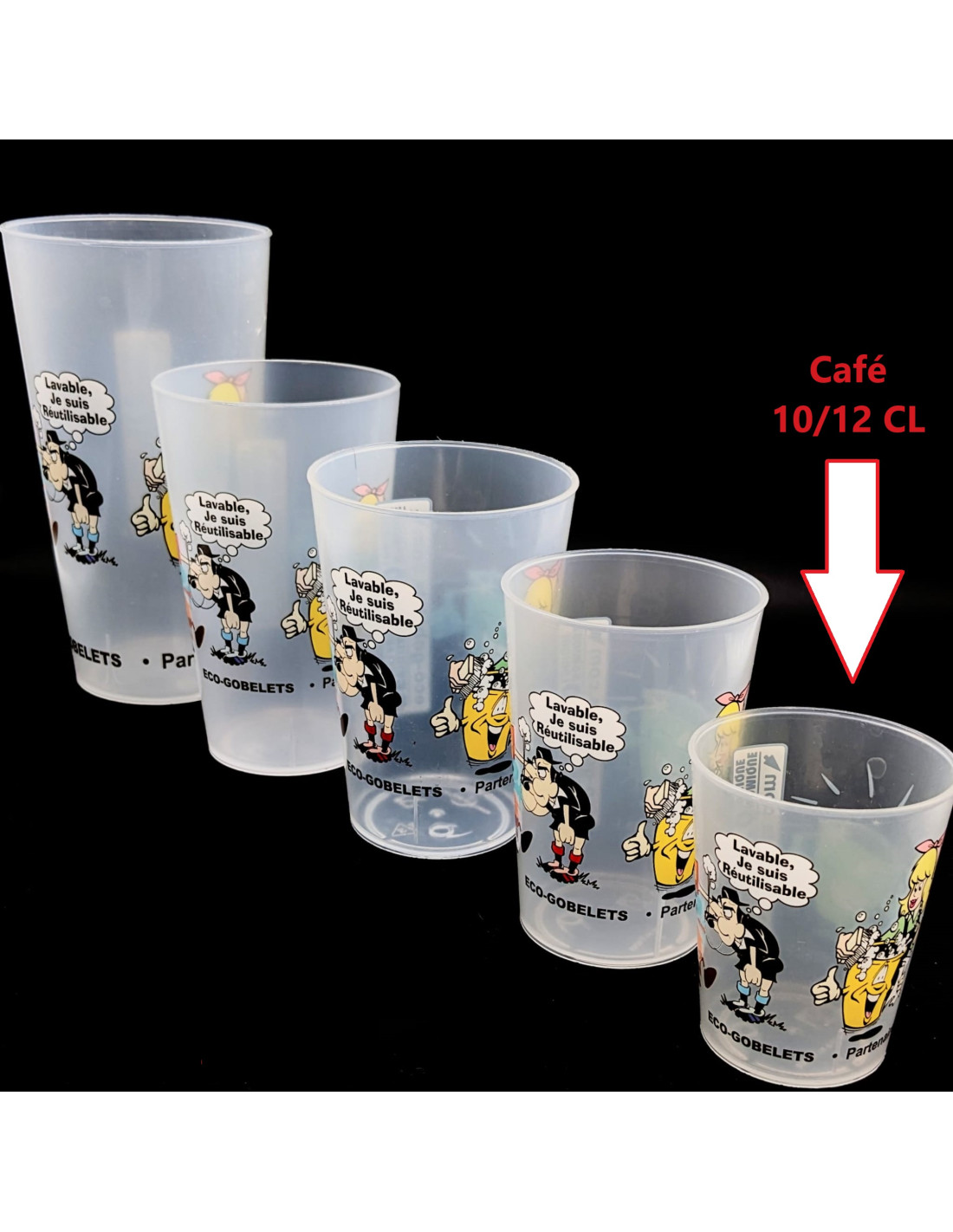 Gobelet personnalisable 10/12cl Café/shooter Eco-gobelets