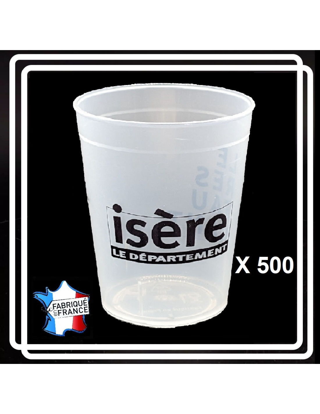 500 GOBELETS 33 CL PERSONNALISABLES Ecogobelets