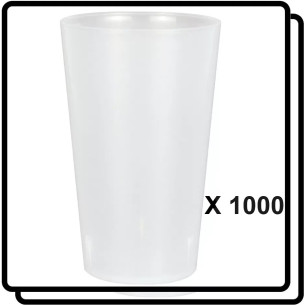 1000 GOBELETS 25/28CL REUTILISABLES