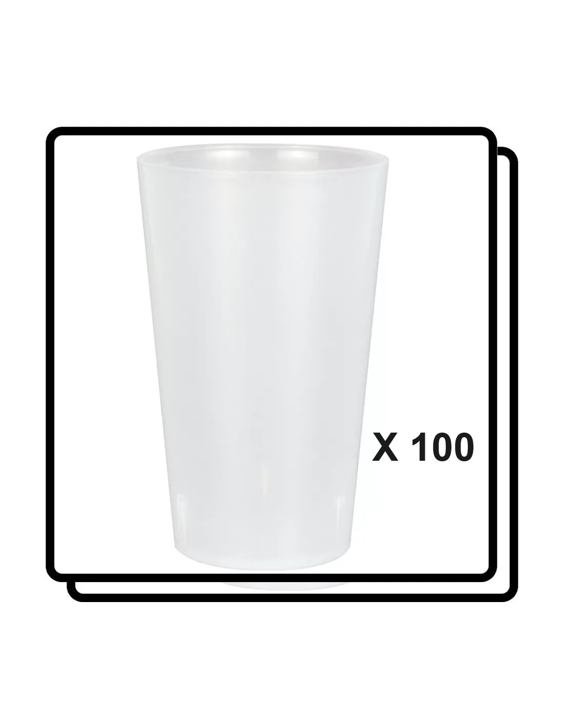 Gobelets Tasses Café Blanc 20cl x100