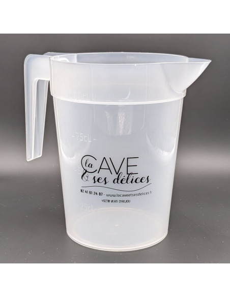 Pichet 1.5L En Plastique Sans BPA Avec Couvercle - Incassable Pour Lait, Jus, Thé Glacé Au Frigo