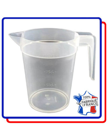 Pichet 1,5 Litre Gradué SANS MARQUAGE