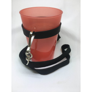 Porte-gobelet silicone avec mousqueton