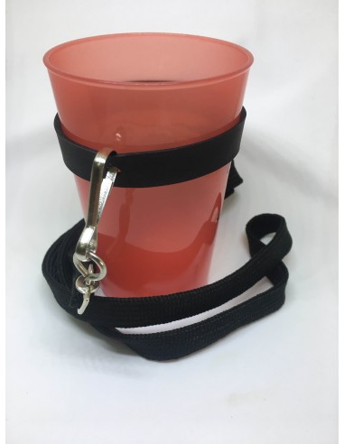 Porte-gobelet silicone avec mousqueton