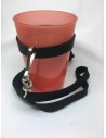 Porte-gobelet silicone avec mousqueton
